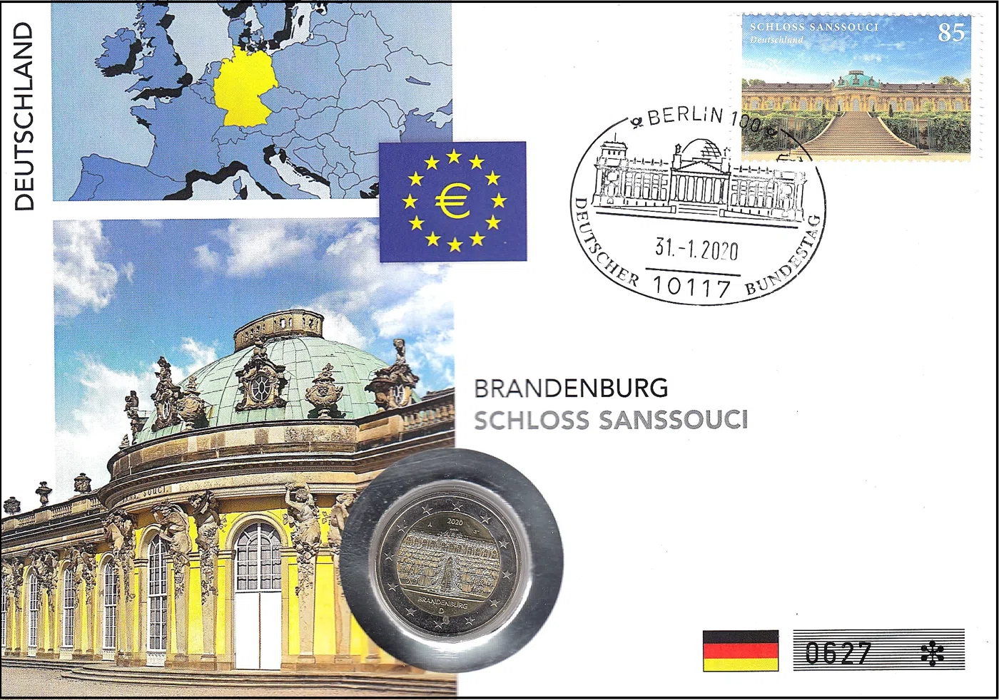 BRANDENBURG - PALAČA SANSSOUCI V POTSDAMU